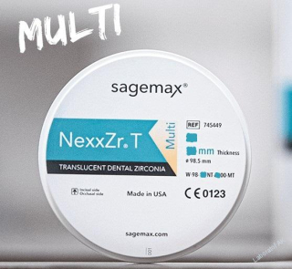 Zirkon T Multi A3,5 - jeden člen: korunka, mezičlen, abutment...